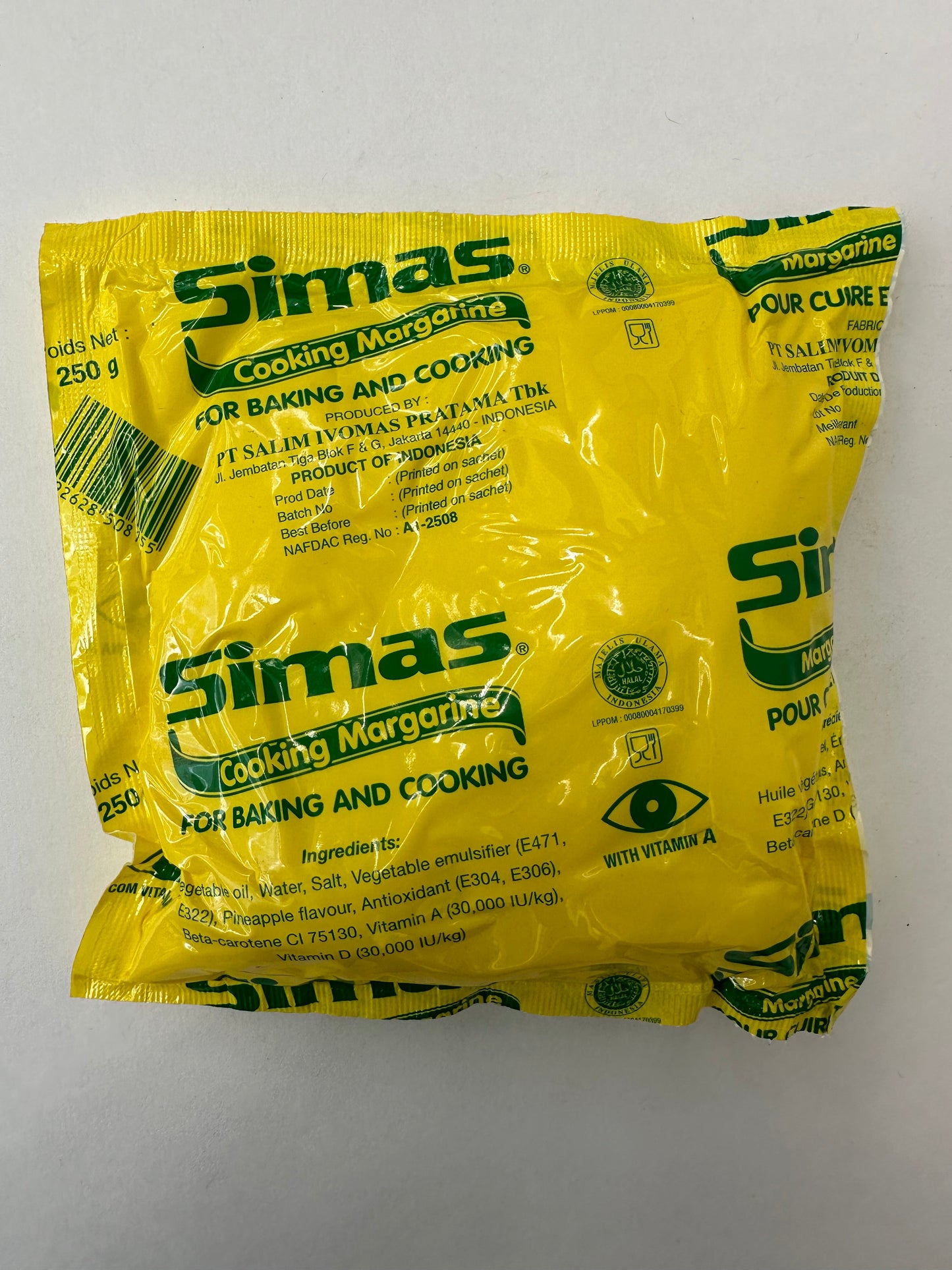 Simas Butter – Creamy, Rich Spread Ideal for Baking, Cooking & Spreads – 250 g