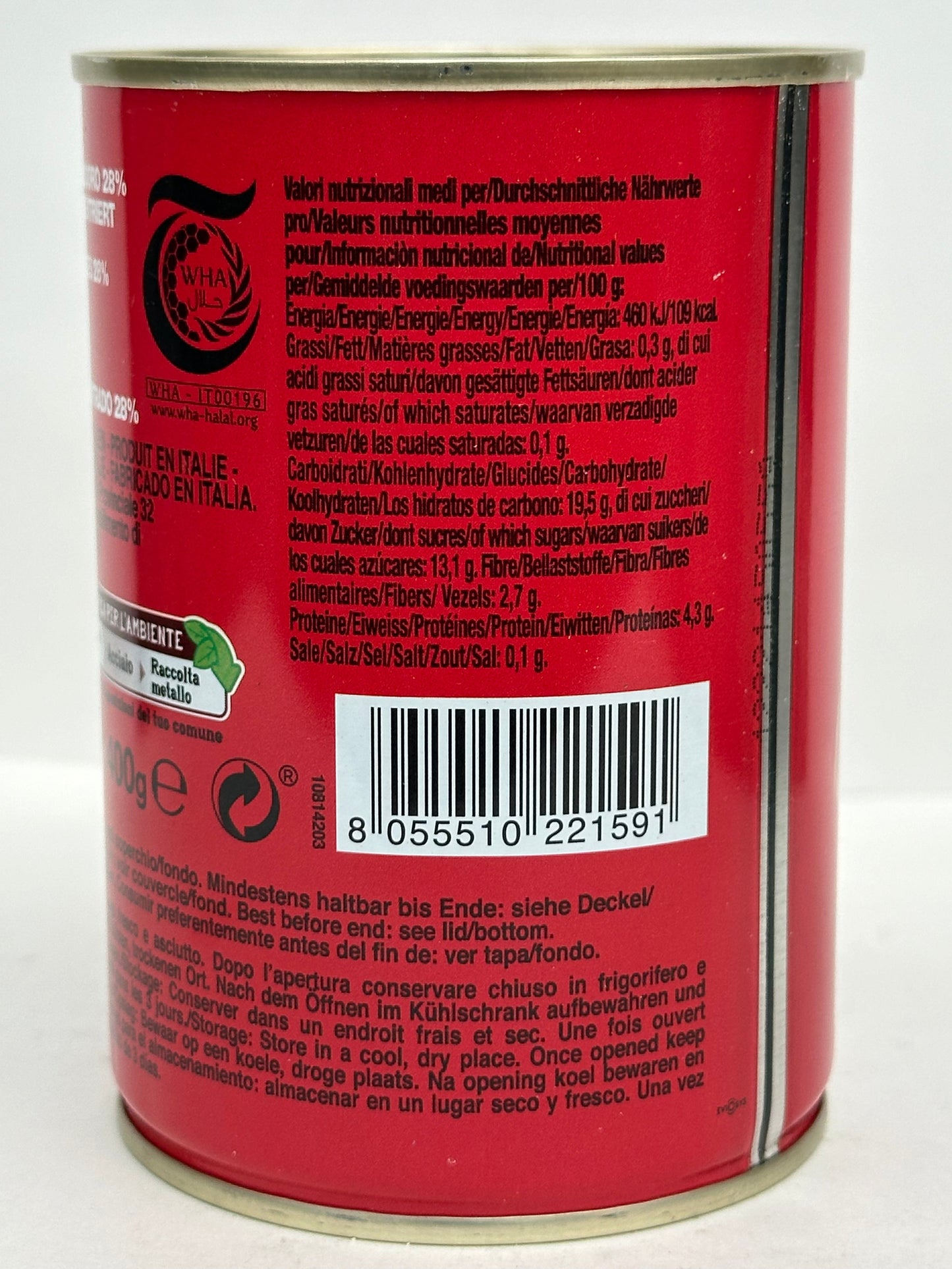 De Rica Tomato Paste – Rich, Premium Italian Roma Tomato Paste for Soups, Sauces & Stews – 400 g Tin