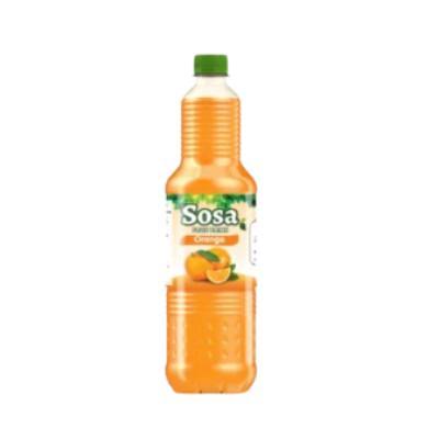 Sosa Orange Fruit Drink – Refreshing Citrus Beverage with Natural Fruit Flavor – 1 L